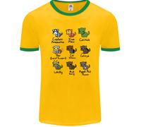 Divertenti Gatti Supereroi Uomo Ringer T-Shirt FotL