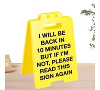 Divertenti insegne da scrivania divertenti per la scrivania | Divertenti segnali di avvertimento per la scrivania - Funny Desk Hazard Caution Sign, decorazione per il bavaglino da scrivania, nuova
