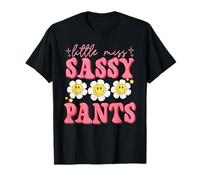 Divertenti Little Miss Sassy Pants Back to School Girls Maglietta