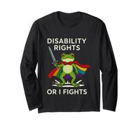 Divertenti Lotte per i Diritti dei disabili dicendo Sarcastico Maglia a Manica