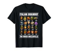 Divertenti Magliette Italiane Brainrot Viral Gen Alpha Meme Maglietta