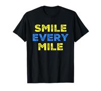 Divertenti maratoneti Smile Every Mile Track Runners Maglietta