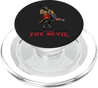 Divertenti momenti con il diavolo (Divertente e strana grafica di Satana) PopSockets PopGrip per MagSafe