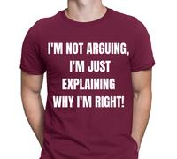 Divertenti non discutendo sto solo spiegando perché ho ragione magliette...