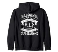 Divertenti Pensionato Pensione Capostazione Felpa con Cappuccio