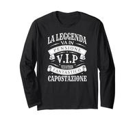 Divertenti Pensionato Pensione Capostazione Maglia a Manica