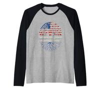 Divertenti Radici Scozzesi Che Dicono Sarcastico Maglia con Maniche Raglan
