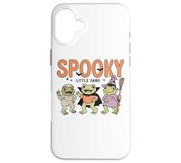 Divertenti rane di Halloween di Spooky Little Gang Custodia per iPhone 16 Plus