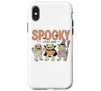 Divertenti rane di Halloween di Spooky Little Gang Custodia per iPhone X/XS