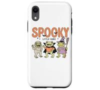 Divertenti rane di Halloween di Spooky Little Gang Custodia per iPhone XR