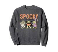 Divertenti rane di Halloween di Spooky Little Gang Felpa