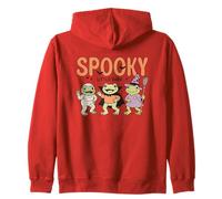 Divertenti rane di Halloween di Spooky Little Gang Felpa con Cappuccio