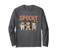 Divertenti rane di Halloween di Spooky Little Gang Maglia a Manica