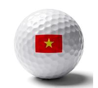 Divertenti Regali Da Golf Per Uomo Palline Da Golf Uniche Personalizzate Con Stampa Bandiera Repubblica Socialista Del Vietnam Fantastici Accessori Per Gli Amanti Del Golfisti Per Compleanni Natale
