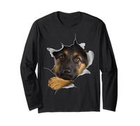 Divertenti Regali per Gli Amanti dei Cani Pastore Tedesco Maglia a Manica