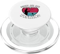 Divertenti rose da pesca per San Valentino sono umorismo da PopSockets PopGrip per MagSafe