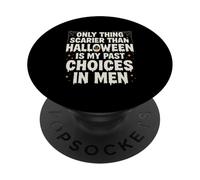 Divertenti scelte passate di incontri spaventosi di Halloween negli uomini PopSockets PopGrip Adesivo