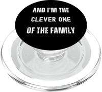 Divertenti scherzi familiari e io sono l"intelligente della famiglia PopSockets PopGrip per MagSafe