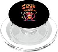 Divertenti scherzi Satana religioso Gesù cristiano credente PopSockets PopGrip per MagSafe