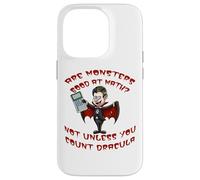Divertenti sono mostri bravi in matematica Conte Dracula Insegnante Custodia per iPhone 14 Pro