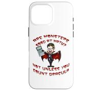 Divertenti sono mostri bravi in matematica Conte Dracula Insegnante Custodia per iPhone 16 Pro Max
