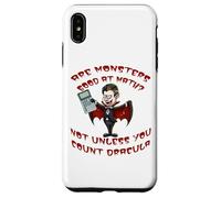 Divertenti sono mostri bravi in matematica Conte Dracula Insegnante Custodia per iPhone XS Max