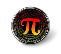 Divertenti spille matematiche Happy Pi Day, distintivi per bottoni circolari per spille per zaini