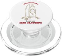 Divertenti subwoofer per giochi di parole perché le dimensioni contano PopSockets PopGrip per MagSafe