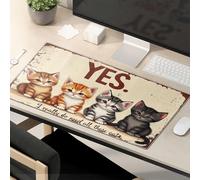 Divertenti tappetini per mouse per scrivania Yes, I Really Do Need All These Cats. Tappetino per mouse sarcastico Tappetino per mouse carino