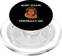 Divertenti tifosi di calcio tranquilli per favore il calcio è acceso PopSockets PopGrip per MagSafe