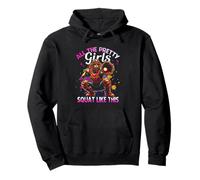 Divertenti Tutte Le Belle Ragazze Si accovacciano Come Questo Softball Catcher Felpa con Cappuccio
