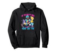Divertenti Tutte Le Belle Ragazze Si accovacciano Come Questo Softball Catcher Felpa con Cappuccio