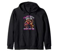 Divertenti Tutte Le Belle Ragazze Si accovacciano Come Questo Softball Catcher Felpa con Cappuccio