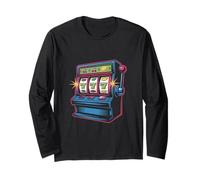 Divertimento al casinò con slot machine Lucky 777 Maglia a Manica