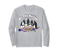 Divertimento con i Pinguini del Madagascar sul Bottone Maglia a Manica