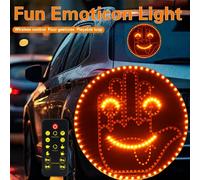 Divertimento creativo tre modelli lampada gestuale interni auto parabrezza posteriore LED gesto della mano segno dito medio avvertimento luce freno