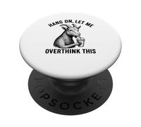 divertimento di capra, lasciami troppo pensiero PopSockets PopGrip Adesivo