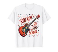 Divertimento Musicale per Chitarra Rockin' 50 Days of School Maglietta