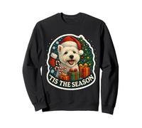 Divertimento Natalizio per Cani Tis The Season West Highland White Terrier Felpa