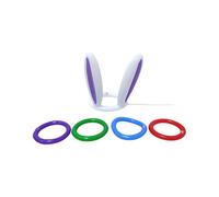 Divertimento pasquale: set da gioco gonfiabile per il lancio degli anelli per tutta la famiglia
