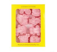 Divertiti a cucinare questa stagione con il nostro set di 8 formine per biscotti natalizi 3D per le feste