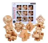 Divertiti con il puzzle in legno da 9 pezzi di IQ Busters - LatestBuy