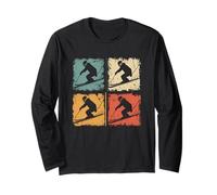 Divertiti con Le giornate di Neve e Sci Vintage Maglia a Manica