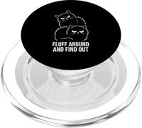 Divertiti e scopri il divertente Fluffy Cat Humor Cat Lover PopSockets PopGrip per MagSafe