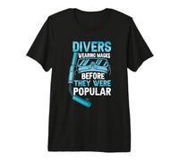 Dives Wearing Masks Before They Were Popular Fun Scuba Dive Maglietta Premium