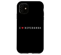 Dividendi I Love Dividends che amo Azioni Trading in Borsa Custodia per iPhone 11