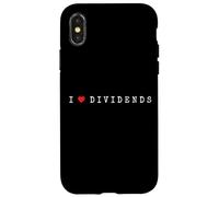 Dividendi I Love Dividends che amo Azioni Trading in Borsa Custodia per iPhone X/XS