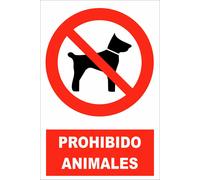 Divieto Animali, Cartello Vinile Di Taglio Su Glasspack 1Mm