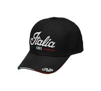 DIVINA Cappello Baseball Italia 1861 Ricamato | BAS15 (Black)