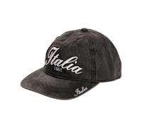 DIVINA Cappello Baseball Ricamato Italia Vintage - Vari Colori - Bas 106 (Black)
